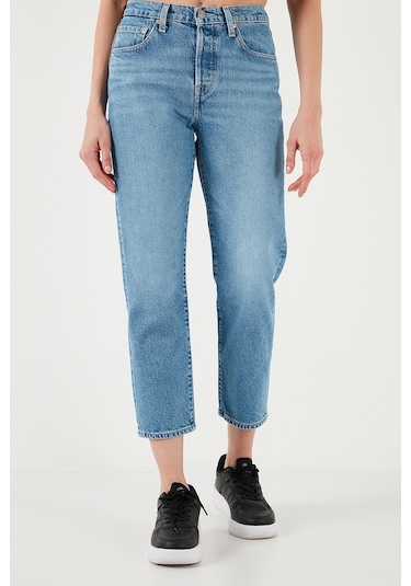 Levi's Bayan Kot Pantolon A7739-0018 Mavi Mavi