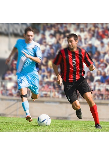 Moveevo Mavi Nilon-eva Patella Koruyucu Kayış: Spor, Koşu İçin Tamponlama Ve Basınçlı Knee Protektörü Mavi