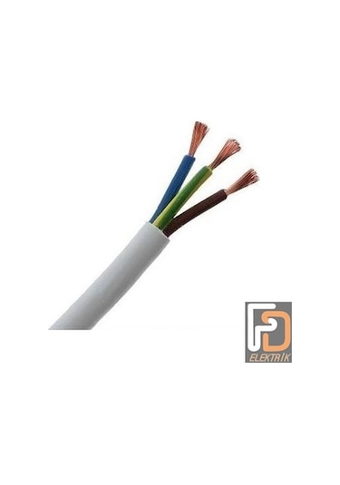 Öznur 3X2.5 Ttr Kablo Tam Bakır - Metre Seçenekli 10 Metre