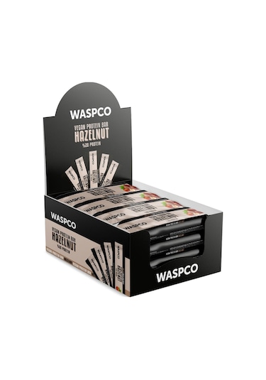 Waspco Fındıklı Vegan Bar 40g x 12 Adet