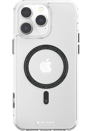 Rock Space Iphone Uyumlu 15 Promax Kılıf Magsafe Inshare Serisi - Siyah Siyah