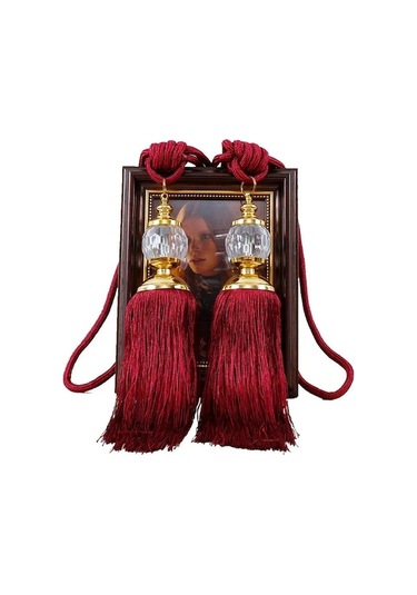 Novahub Perde Bağı Püskül Takımı - 2 Adet Plastik Ve Polyester - 66 Cm Toplam Uzunluk