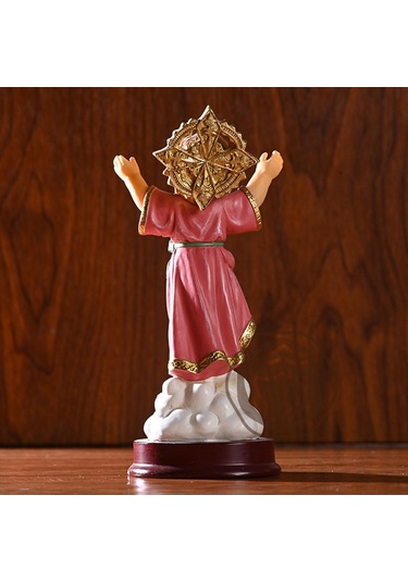 Suntek Magideal Açık Kol Kutsal Çocuk Heykeli Yapıt Katolik Heykel Raf