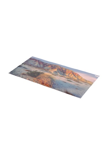 Ruicoo Pvc Akvaryum Arka Plan Sticker, Dağ Çöl Deseni, 3d Dekoratif, Su Geçirmez, Kolay Yapıştır, 91x50 Cm Diğer