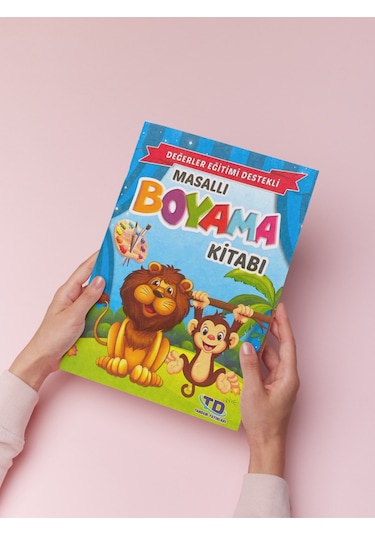 Değerler Eğitimi Destekli Masallı Boyama Kitapları 5'li Takım