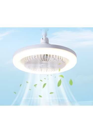 Led Tavan Vantilatörü Işık Yatak Odası Oturma Odası Tavan Vantila Diğer