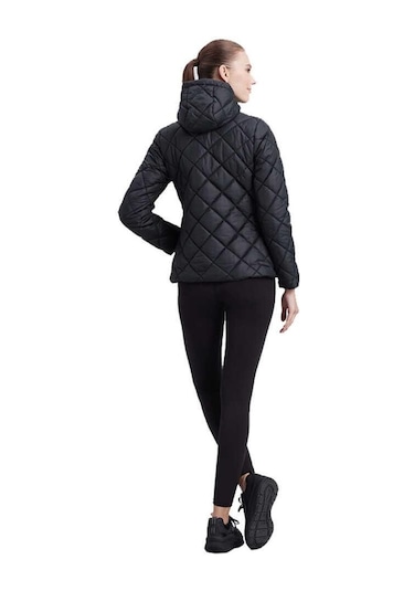 Skechers W Capitone Hooded Jacket Kadın Mont - Siyah S212001-001 Siyah Skechers W Capitone Hooded Jacket Kadın Mont - Siyah S212001-001 Siyah