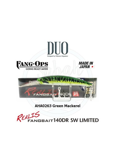 Duo Realis Fang Bait 140dr Sw Aha0263 Green Mackerel