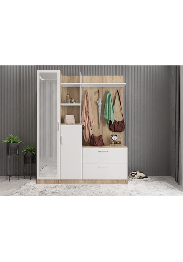 Çizgi Portmanto Vestiyer Ayakkabılık MB 160 cm