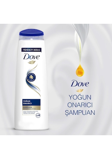 Dove Yoğun Onarıcı Şampuan Yıpranmış Saçlar İçin 400 ML