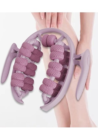 Besthome1 Pembe Suntek Kol Uyluk Vücut Geliştirme Masaj Rulosu Sporcu İçin Ergonomik Design Pembe