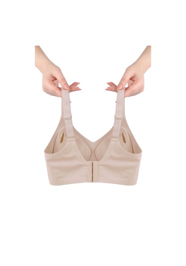 Balensiz Lazer Dikişsiz Görünmez Çıkarılabilir Pedli Toparlayıcı Sütyen Ten