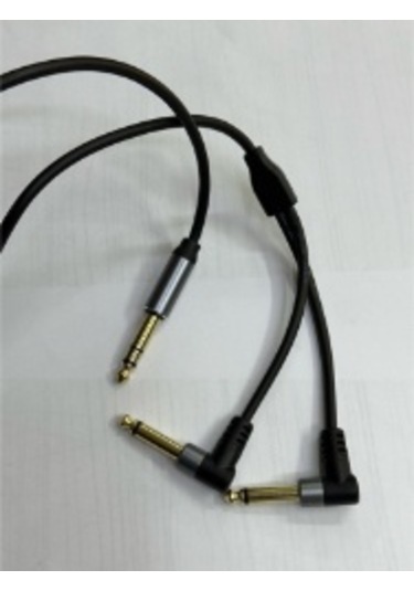 6.3 Mm Stereo 2x 6.3 Mm Mono Kablo 6.3 Mm Y Kablo