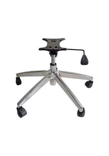 Kamusalmarket Oyun Koltuğu Yıldız Ayağı Tek Kol Mekanizma Krom Pistonlu Çap 70