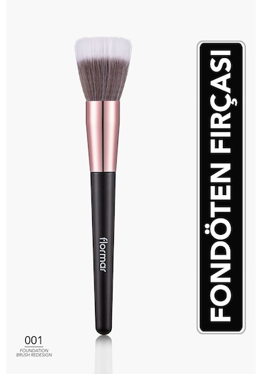 Flormar Düz Uçlu Klasik Fondöten Fırçası 001