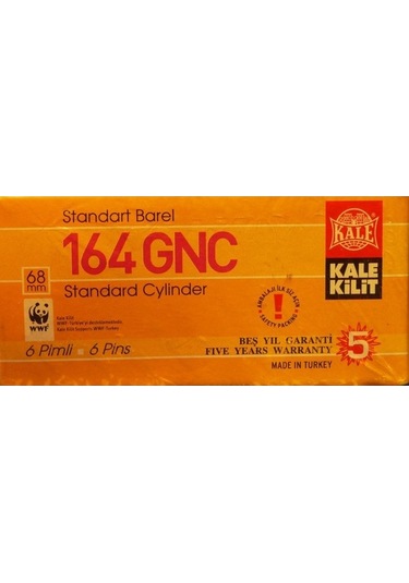 164 Gnc Kale Sarı Barel 68 Mm 3 Anahtarlı