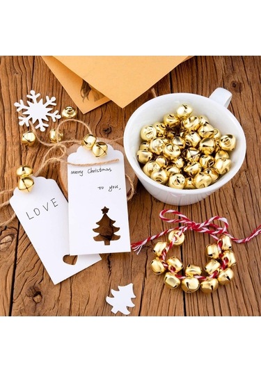 Xianwen Geeroyoo 500 Adet Altın Çan, Noel Dekorasyonu Ve Dıy El