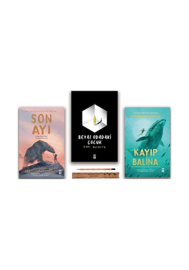 Genç Timaş Son Ayı - Kayıp Balina - Beyaz Odadaki Çocuk Set 3 Kitap