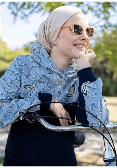 Mayovera Sweatshirt Lacivert Keten Lacivert