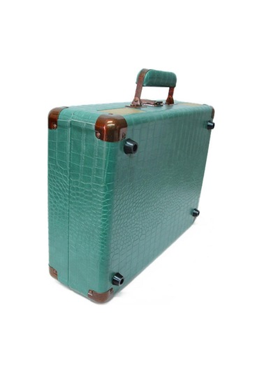 Pikap Suitcase Cr Series Yeşil Elektronik Bluetooth Hoparlör Plakçalar Cw002-dg