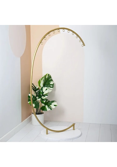 Medusa Gold Metal Ayaklı Askılık Gold