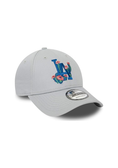 New Era Şapka - Flower Icon 9forty Los Angeles Dodgers - Gri