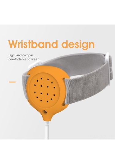 Konesam Bebek Islaklık Alarmı - Titreşimli Ve Sesli Uyarı, Klipsli Tasarım, Portakal Rengi