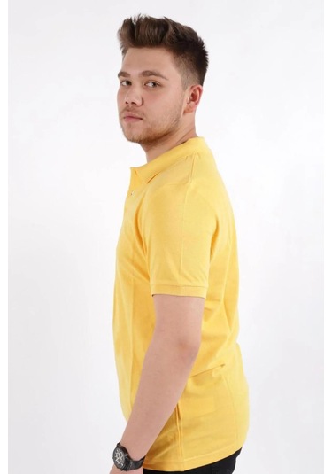 Cazador Erkek T-shirt Polo Yaka Pike 4613 Sarı Sarı