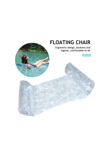 Pvc Su Hamak Recliner Şişme Yüzen Yüzme Yatak Deniz Yüzme Simidi