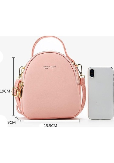 Ganzhoushop Sırt Sırt Saf Renk Küçük Kapasiteli Çantaları Çantaları Çantaları Büyük Black Bayan Bayan Bayan Basit Wj Siyah