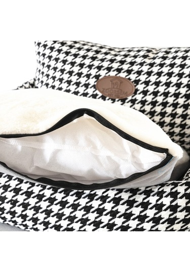 Geeroyoo Kediler Ve Köpekler İçin Plaj Desenli Isıncak Evcil Hayvan Yatağı Yastığı