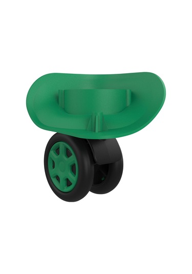 Keo-plus Abs Valiz Tekerleği Çift Teker Yeşil Renk Altın