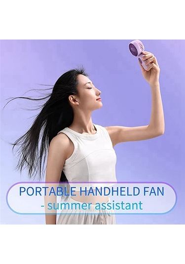 Mini Fanlar, Usb Şarj Edilebilir Kişisel Fan, Pille Çalışan Küçük El Fanı Seyahat/kamp/dış Mekan/ev/ofis 3 Adet 2797 Var Ayaklı 5 Adetten Az