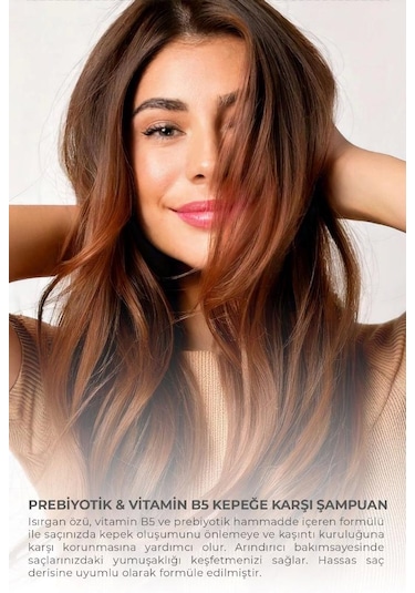 Dermokil Prebiyotik & Vitamin B5 Kepek Karşıtı Şampuan 1 L