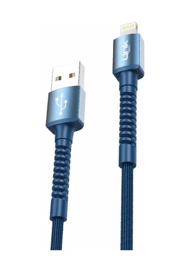 Linktech K550 3 A 1 MT Lightning Usb Metal Başlı Data Şarj Kablosu