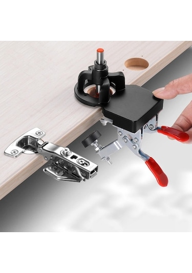 Danrimaoyi Ev Marangoz Için Menteşe Deliği Bulucu Jig 35mm Açık