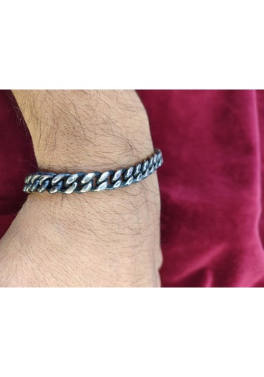 Modagümüşevi 925 Ayar Gümüş Özel Kilitli Gurmet Bileklik