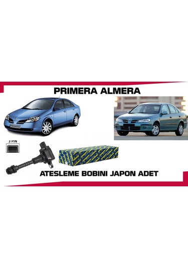 Prımera Bobın Atesleme Almera Bobın Atesleme Japon Adet