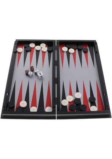 Homyl 3'ü 1 Arada Manyetik Tahta Satranç Oyuncak 31,5x15,6x4cm