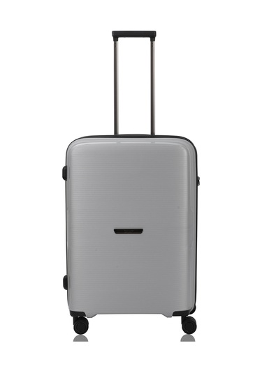 Baggaj V2408 Policarbon Valiz Siyah Set Grey