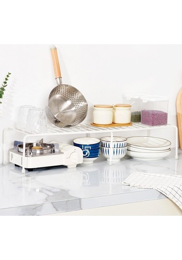 Trendooze Yemek Dolabı İçin Rahat Baharat Tutucusu Mutfak Aksesuarı Beyaz Beyaz