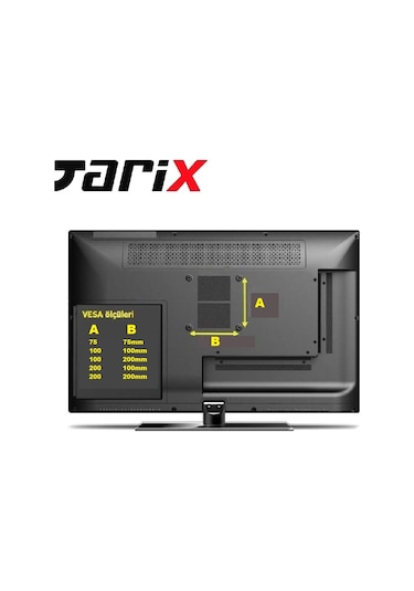 Tarix Cm-05 Eğimli Tavan Askı Aparatı 17"-32"