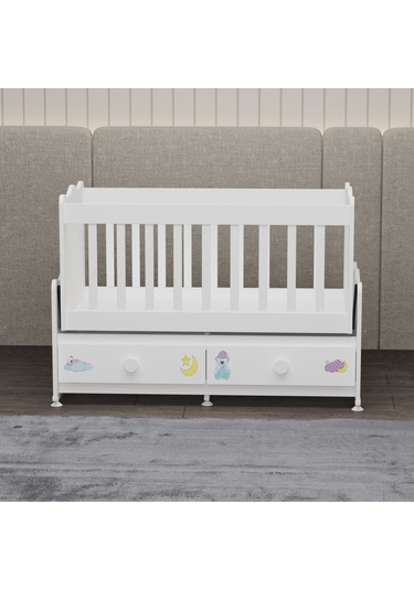 Garaj Home Elegant 60x120 Beşik - Uykucu Beyaz