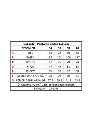 Balins Kadın Gabardin Pantolon Bej Çok Renkli