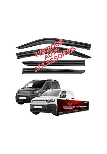 Fiat Doblo Ferrous Cam Rüzgarlığı 4lü Set 2023 Ve Üstü