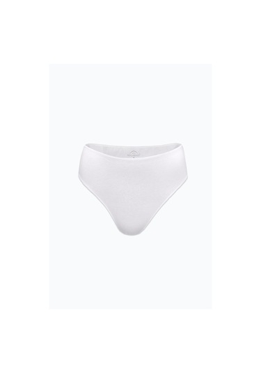 Malabadi Kadın Siyah Beyaz 4 Lü Paket Modal Yüksek Bel String Tanga 4m178 Siyah-beyaz