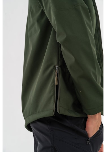Tactical Mont Su Ve Rüzgâr Geçirmez Softjell Outdoor Motorcu Montu - 314-756-haki