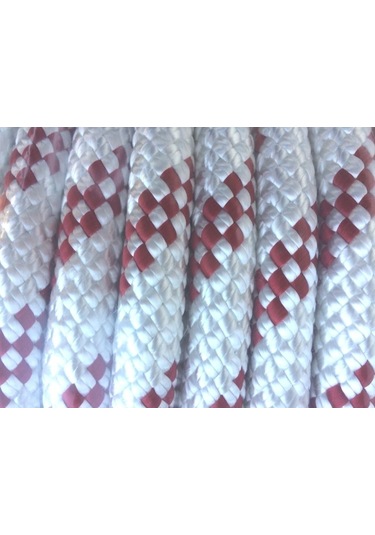 Molhalat 6 MM İskota Halat 100 Metre Parlak Örgülü Polyester Halat
