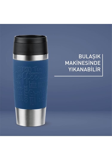 Travel Mug Termos Koyu Mavi - 0.36 L 004 Yeşil