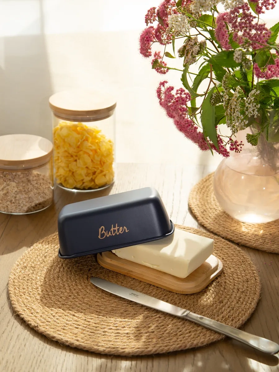 Agness Tereyağı Ve Peyniri İçin Kapaklı Sosluk 167237496 Mavi